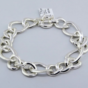 pulsera eslabones ovalados cierre marinero