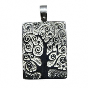 Colgante rectangular arbol de la vida
