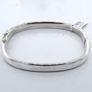 pulsera esclava avellana con visagra, cierre cajon