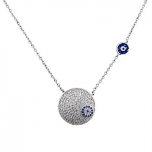 conjunto circulo pavee blanco con ojito