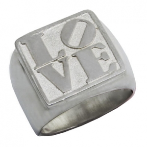 love anillo sello