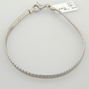 pulsera tubo gas chata blanca